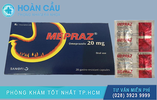 Mepraz là thuốc có tên gọi chung là Omeprazole