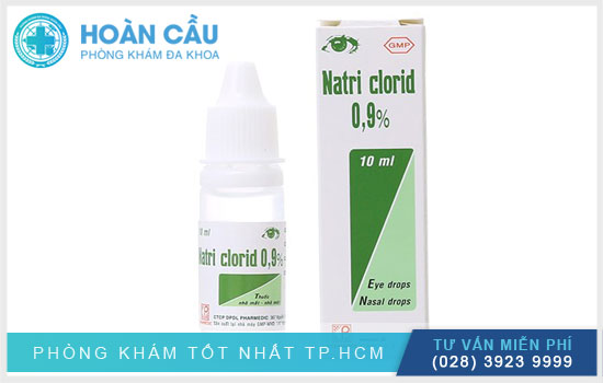 Thuốc nhỏ mũi cho trẻ sơ sinh Natriclorid 0.9%