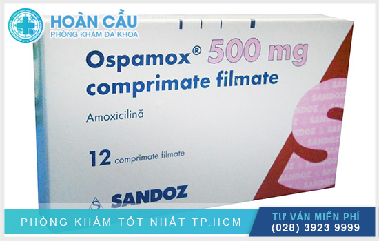 Ospamox có tên hoạt chất là Amoxicilin và được bào chế dưới dạng viên nang cứng