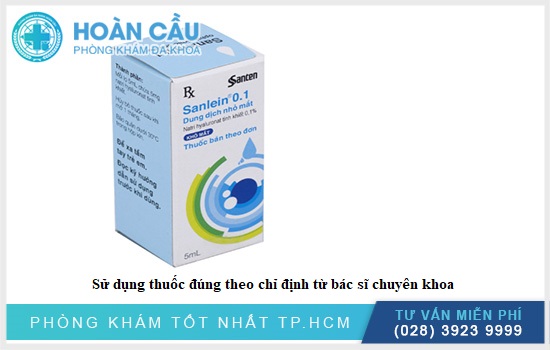 Cần dùng thuốc đúng theo chỉ định từ bác sĩ chuyên khoa