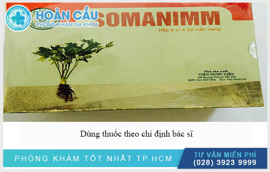 Dùng Somanimm theo chỉ dẫn của bác sĩ