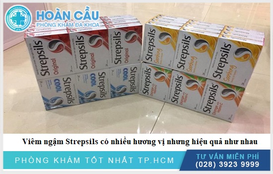 Viên ngậm có nhiều hương vị khác nhau