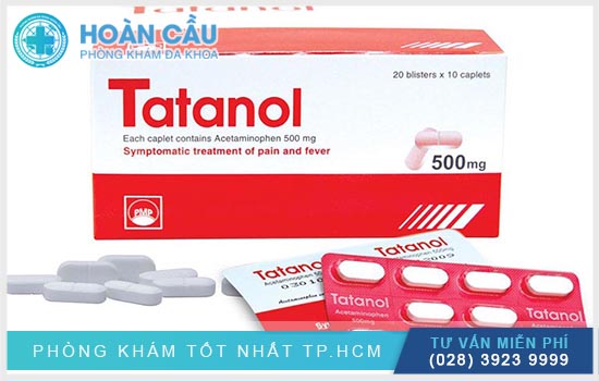 Hoạt chất của Tatanol là Acetaminophen