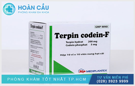 Terpin hydrat thuộc phân nhóm thuốc có tác dụng với đường hô hấp