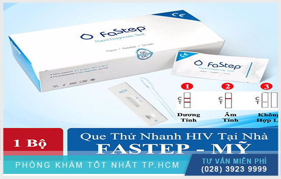 [TP.HCM] Tìm hiểu bộ que thử HIV tại nhà Fastep và cách sử dụng