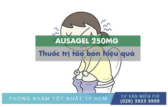 Ausagel 250mg là thuốc chuyên điều trị táo bón