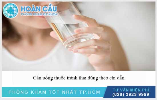 Cần uống thuốc tránh thai đúng hướng dẫn