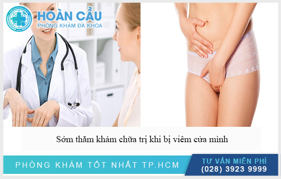 Cần sớm thăm khám và chữa viêm cửa mình