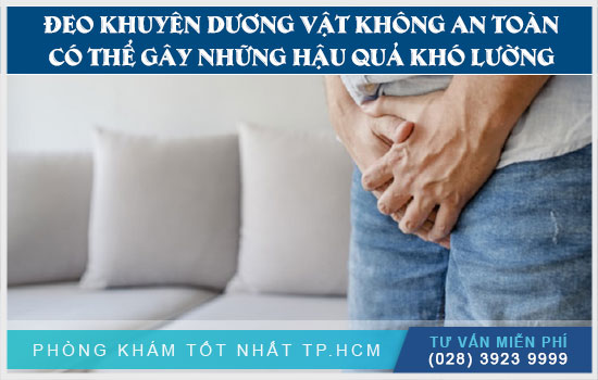 Đeo khuyên dương vật có an toàn không?